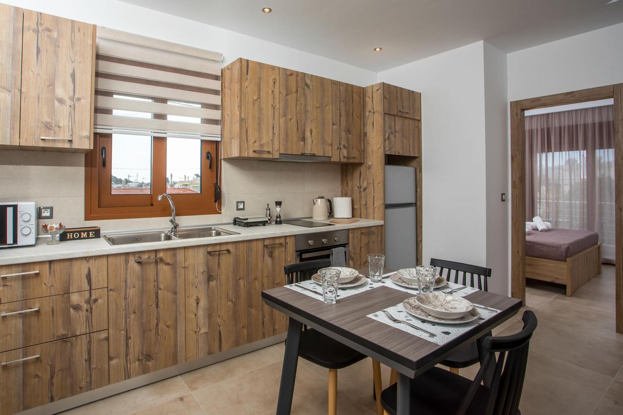 M&E Apartments New Charaki Exterior foto